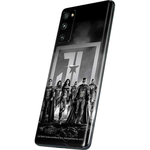 The Justice League (2017) Justice League Black and White Galaxy S20 Fan Edition Skin