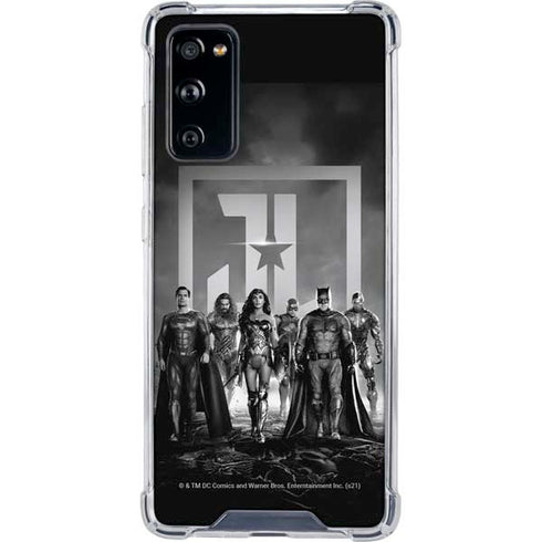 The Justice League (2017) Justice League Black and White Galaxy S20 FE Clear Case