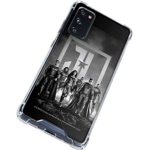 The Justice League (2017) Justice League Black and White Galaxy S20 FE Clear Case
