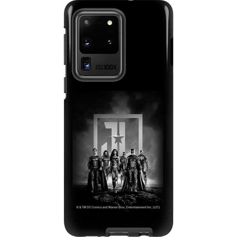 The Justice League (2017) Justice League Black and White Galaxy S20 Ultra 5G Pro Case