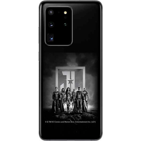 The Justice League (2017) Justice League Black and White Galaxy S20 Ultra 5G Skin