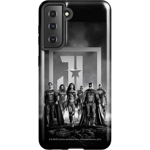 The Justice League (2017) Justice League Black and White Galaxy S21 5G Pro Case