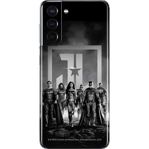 The Justice League (2017) Justice League Black and White Galaxy S21 5G Skin