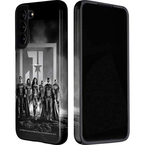 The Justice League (2017) Justice League Black and White Galaxy S22 Plus Pro Case