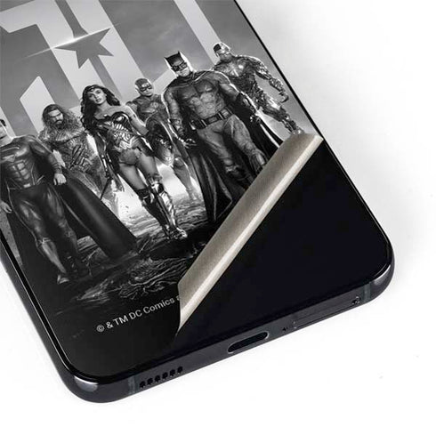 The Justice League (2017) Justice League Black and White Galaxy S22 Plus Skin