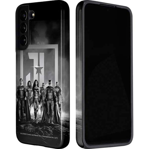 The Justice League (2017) Justice League Black and White Galaxy S22 Pro Case