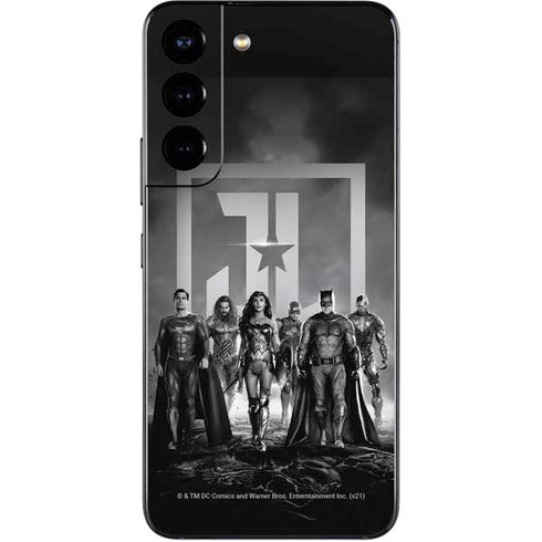The Justice League (2017) Justice League Black and White Galaxy S22 Skin