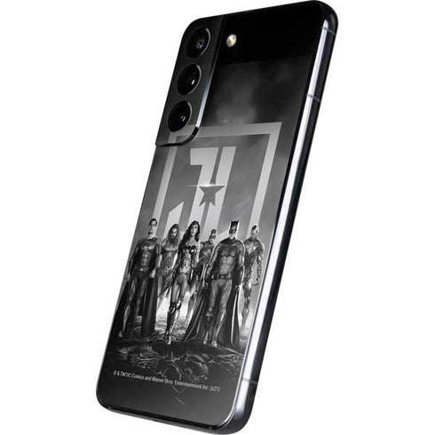 The Justice League (2017) Justice League Black and White Galaxy S22 Skin