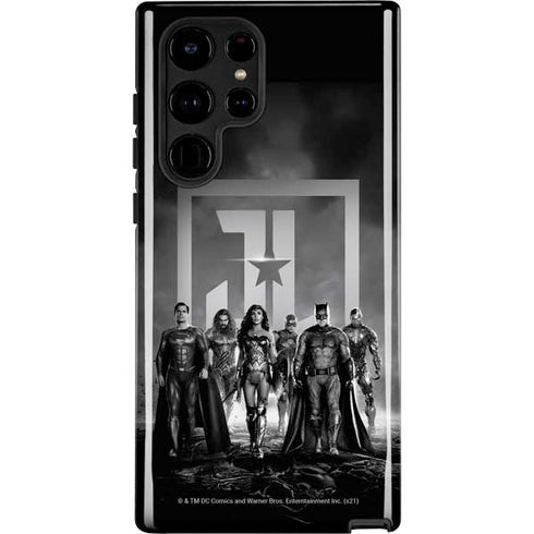 The Justice League (2017) Justice League Black and White Galaxy S22 Ultra Pro Case