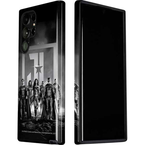 The Justice League (2017) Justice League Black and White Galaxy S22 Ultra Pro Case