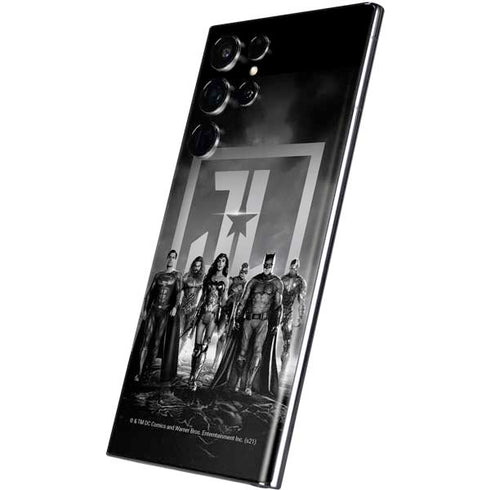 The Justice League (2017) Justice League Black and White Galaxy S22 Ultra Skin