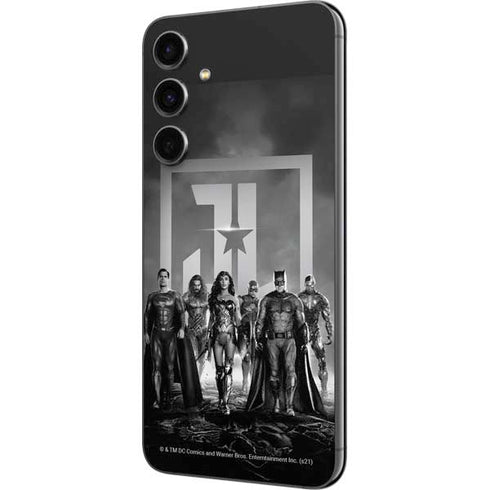 The Justice League (2017) Justice League Black and White Galaxy S23 FE Skin