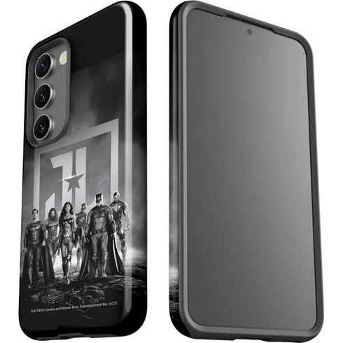 The Justice League (2017) Justice League Black and White Galaxy S23 Plus Pro Case