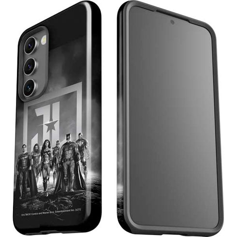 The Justice League (2017) Justice League Black and White Galaxy S23 Pro Case