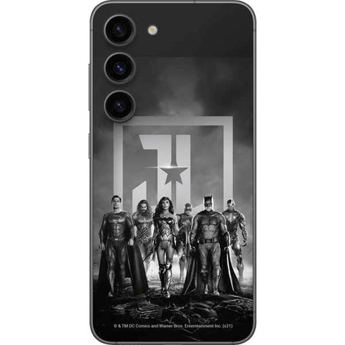 The Justice League (2017) Justice League Black and White Galaxy S23 Skin