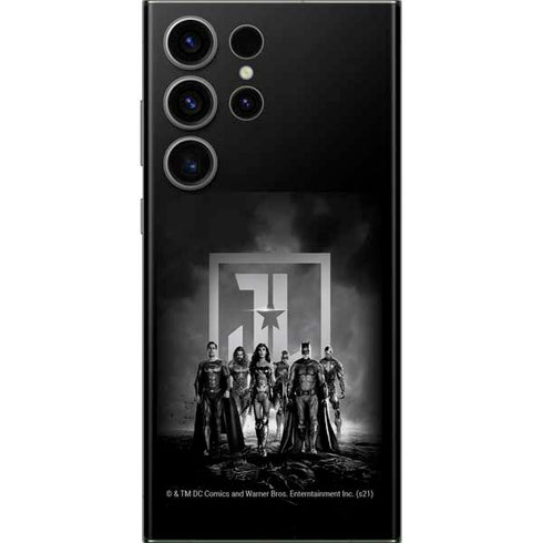 The Justice League (2017) Justice League Black and White Galaxy S23 Ultra Skin