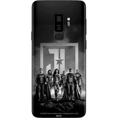 The Justice League (2017) Justice League Black and White Galaxy S9 Plus Skin