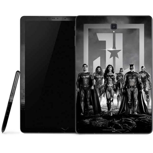 The Justice League (2017) Justice League Black and White Samsung Galaxy Tab Skin