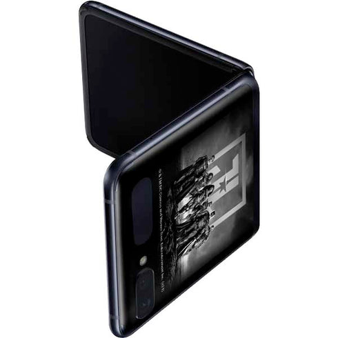 The Justice League (2017) Justice League Black and White Galaxy Z Flip Skin