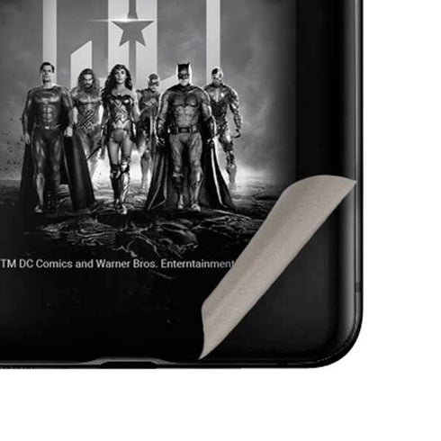 The Justice League (2017) Justice League Black and White Galaxy Z Flip Skin