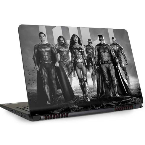 The Justice League (2017) Justice League Black and White Dell Inspiron Skin