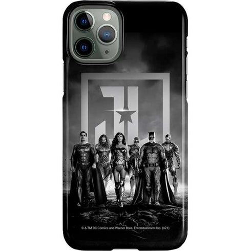 The Justice League (2017) Justice League Black and White iPhone 11 Pro Lite Case
