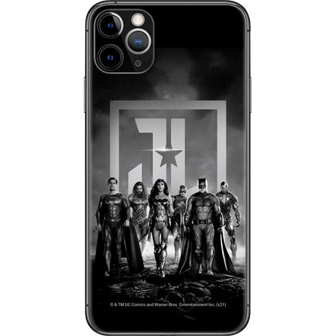 The Justice League (2017) Justice League Black and White iPhone 11 Pro Max Skin