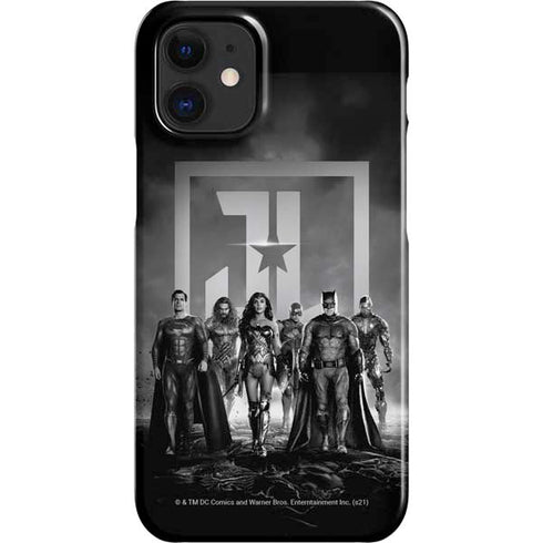 The Justice League (2017) Justice League Black and White iPhone 12 Mini Lite Case