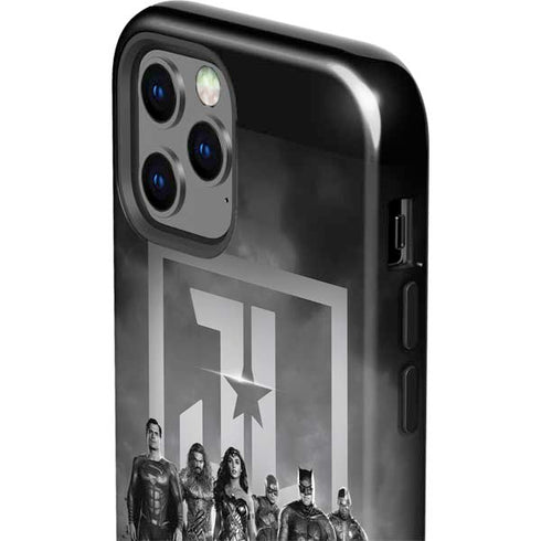 The Justice League (2017) Justice League Black and White iPhone 12 Pro Impact Case