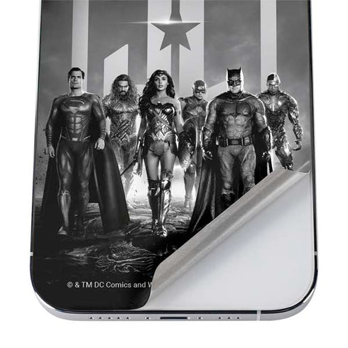 The Justice League (2017) Justice League Black and White iPhone 12 Pro Max Skin