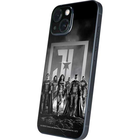 The Justice League (2017) Justice League Black and White iPhone 13 Mini Skin