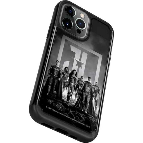 The Justice League (2017) Justice League Black and White iPhone 13 Pro Cargo Case