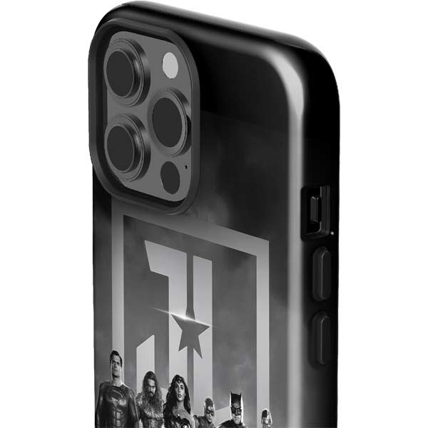 Justice League Black and White iPhone 13 Pro Max Impact Case Skinit