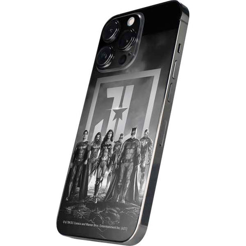 The Justice League (2017) Justice League Black and White iPhone 13 Pro Skin