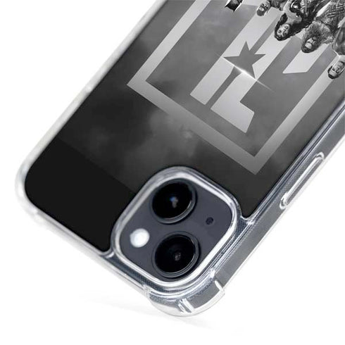 The Justice League (2017) Justice League Black and White iPhone 15 Plus MagSafe Case