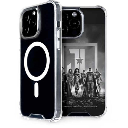 The Justice League (2017) Justice League Black and White iPhone 15 Pro Max MagSafe Case