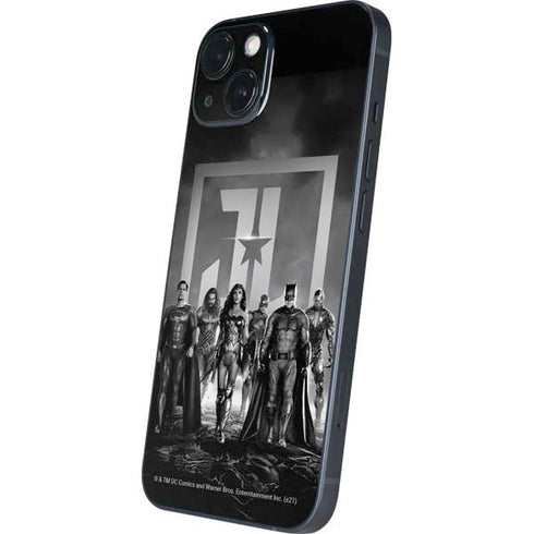 The Justice League (2017) Justice League Black and White iPhone 14 Skin