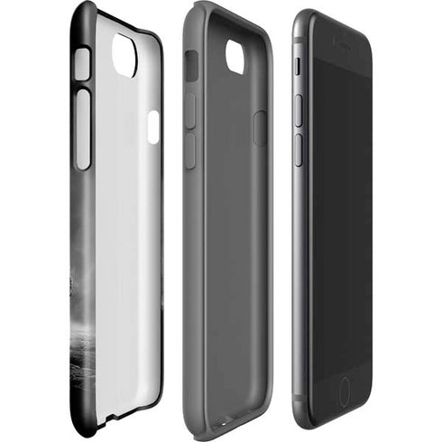 The Justice League (2017) Justice League Black and White iPhone SE (2nd & 3rd Gen) Pro Case