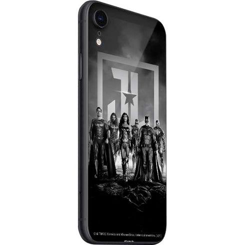 The Justice League (2017) Justice League Black and White iPhone SE (2nd & 3rd Gen) Skin