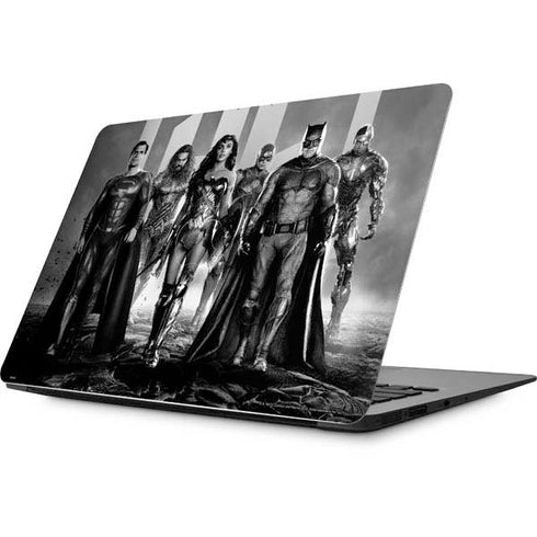 The Justice League (2017) Justice League Black and White Apple MacBook Skin