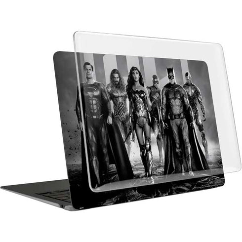 The Justice League (2017) Justice League Black and White MacBook Air 13in (2020) Case plus Skin