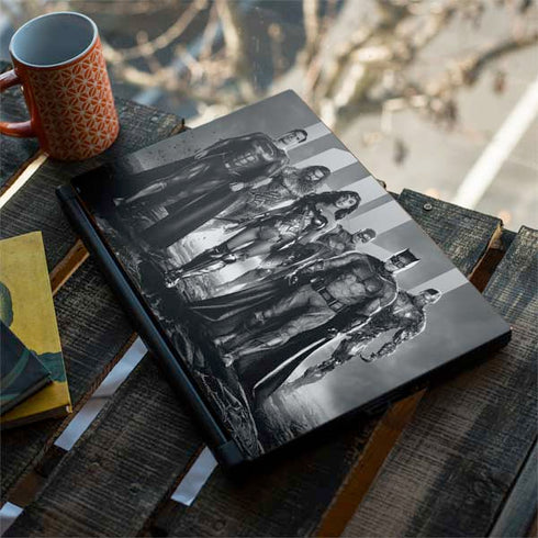 The Justice League (2017) Justice League Black and White MSI GS65 Stealth Laptop Skin