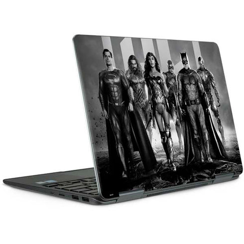 The Justice League (2017) Justice League Black and White Notebook 9 Pro 13in (2017) Skin