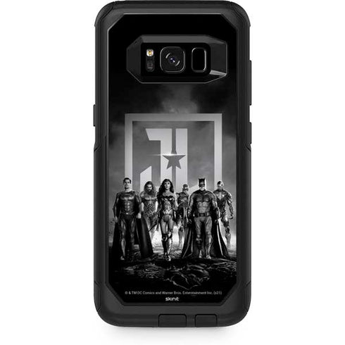 The Justice League (2017) Justice League Black and White Otterbox Commuter Galaxy Skin