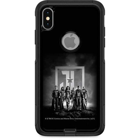 The Justice League (2017) Justice League Black and White Otterbox Commuter iPhone Skin