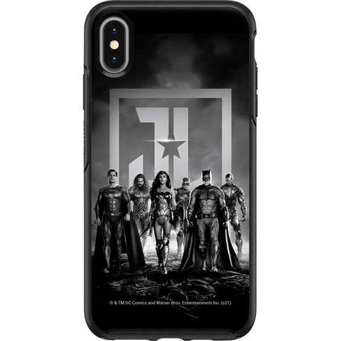The Justice League (2017) Justice League Black and White Otterbox Symmetry iPhone Skin