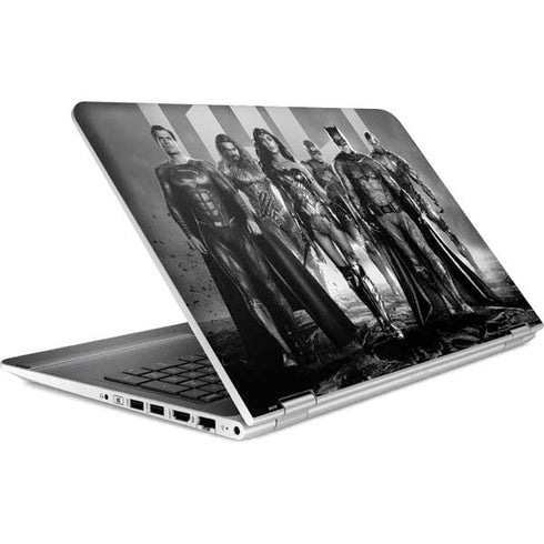 The Justice League (2017) Justice League Black and White HP Pavilion Skin