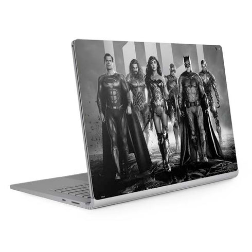 The Justice League (2017) Justice League Black and White Surface Book 2 15in Skin