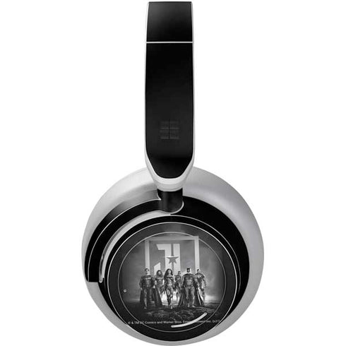 The Justice League (2017) Justice League Black and White Surface Headphones Skin
