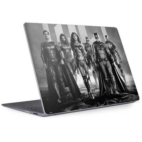 The Justice League (2017) Justice League Black and White Surface Laptop 2 Skin
